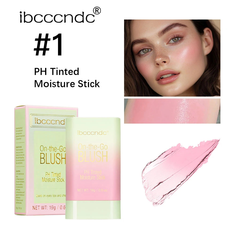 Temperature Change 3-In-1 Cheek Lip Tinted Pixiblush Stick Temperature Change Blush Makeup Products Cosmetic Palette Stick Face