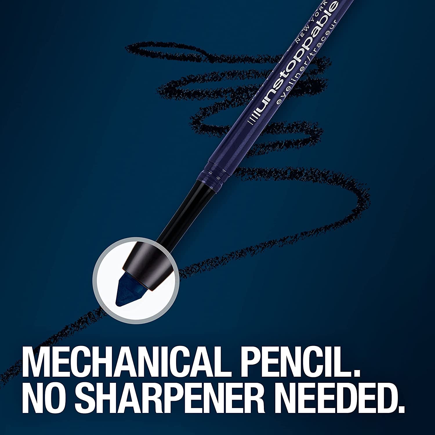 Maybelline Unstoppable Eyeliner, Cinnabar, 0.01 Oz.