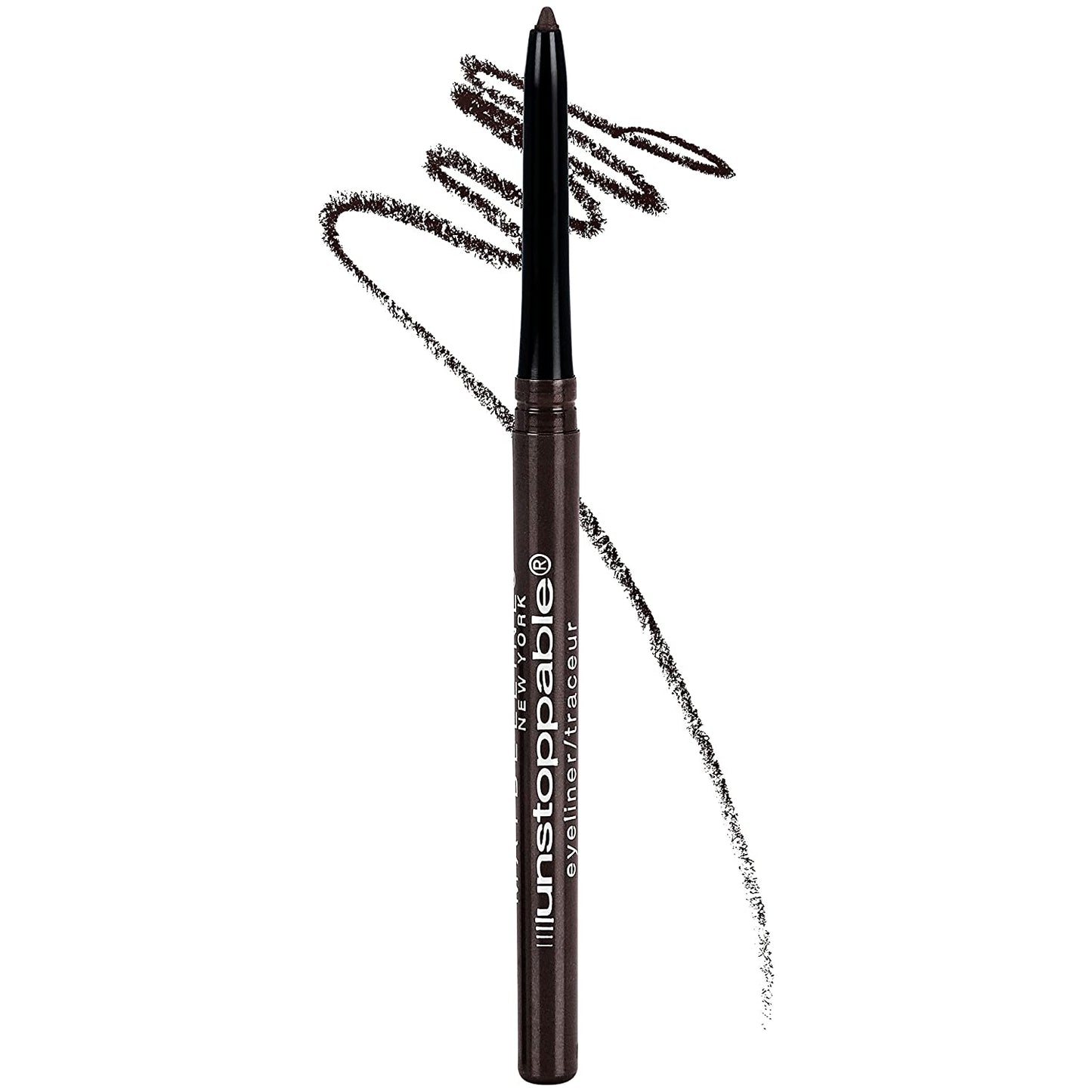 Maybelline Unstoppable Waterproof Mechanical Brown Eyeliner Pencil, Easy to Apply, Smooth Glide, up to 24 Hour Wear, Espresso